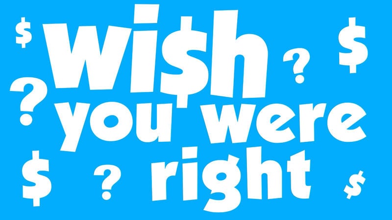 Wish You Were Right - Price Guessing Game